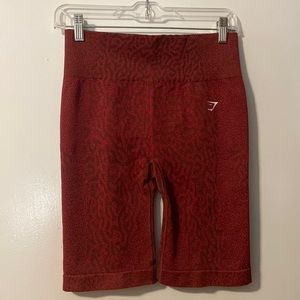 Gymshark Red Bike Shorts